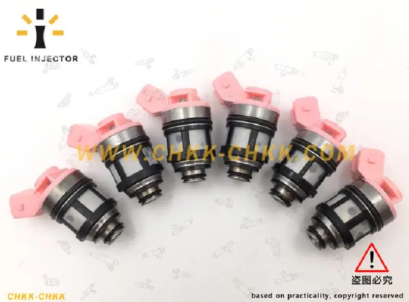 6PC Fuel Injector 1660088G10 / 1660088G00 / JS201 Fits For Nissan D21 Pathfinder Quest Mercury 3.0L