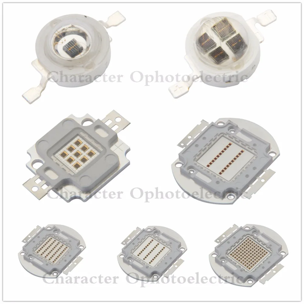 

High Power LED chip IR COB integrated 730Nm 850Nm 940Nm 3W 5W 10W 20W 30W 50W 100W Emitter Light Lamp Diode Components