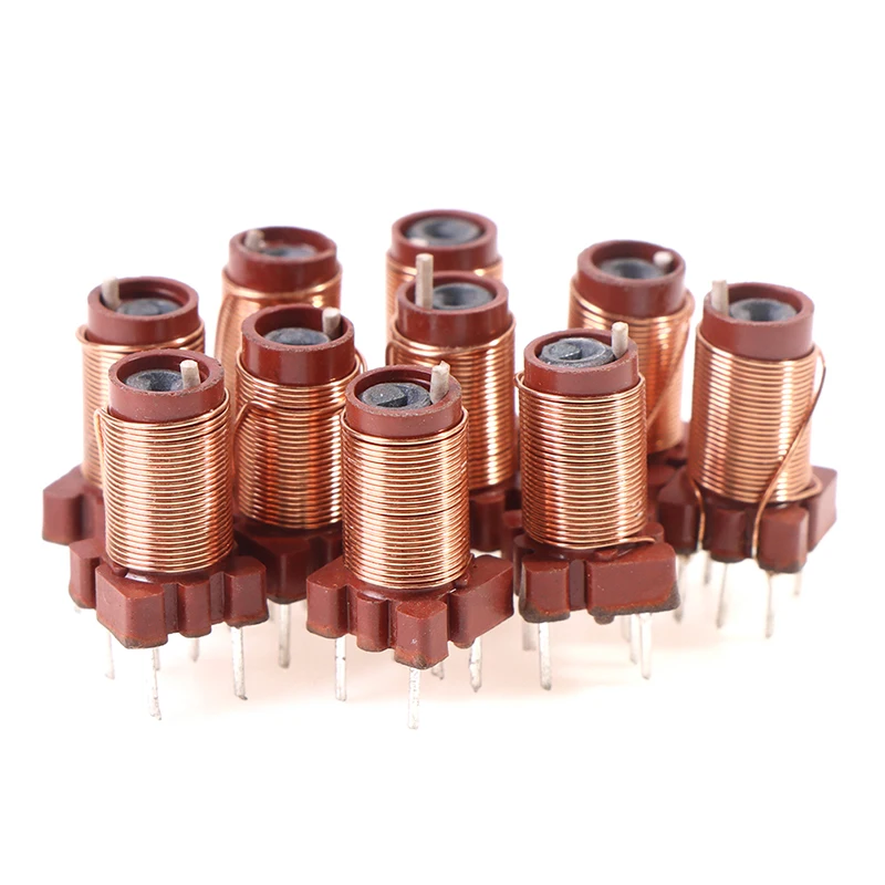 10pcs 26T 2.1uh-6.3uH Adjustable High-Frequency Ferrite Core Inductor