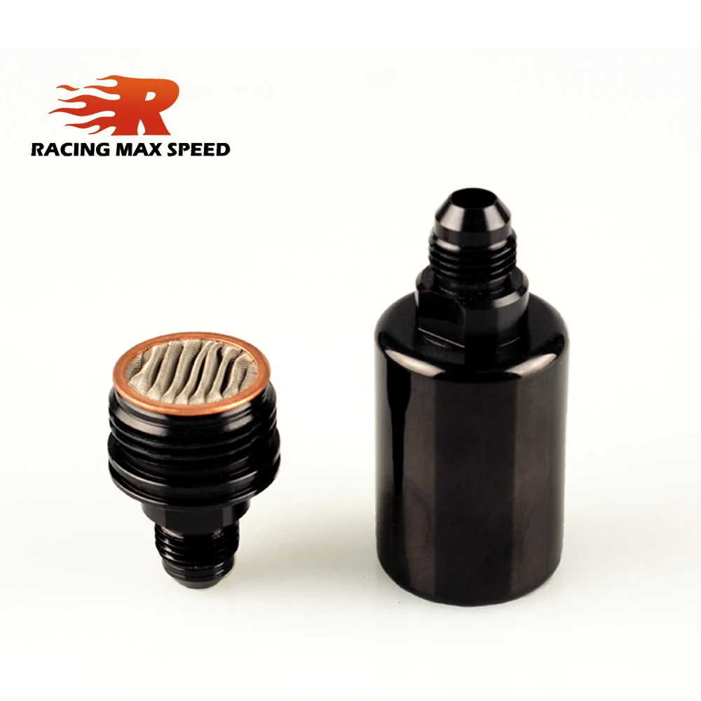 AN8 or AN6 High Flow Motorsport/Rally/Racing Alloy Fuel Filter With 100micron Steel filter