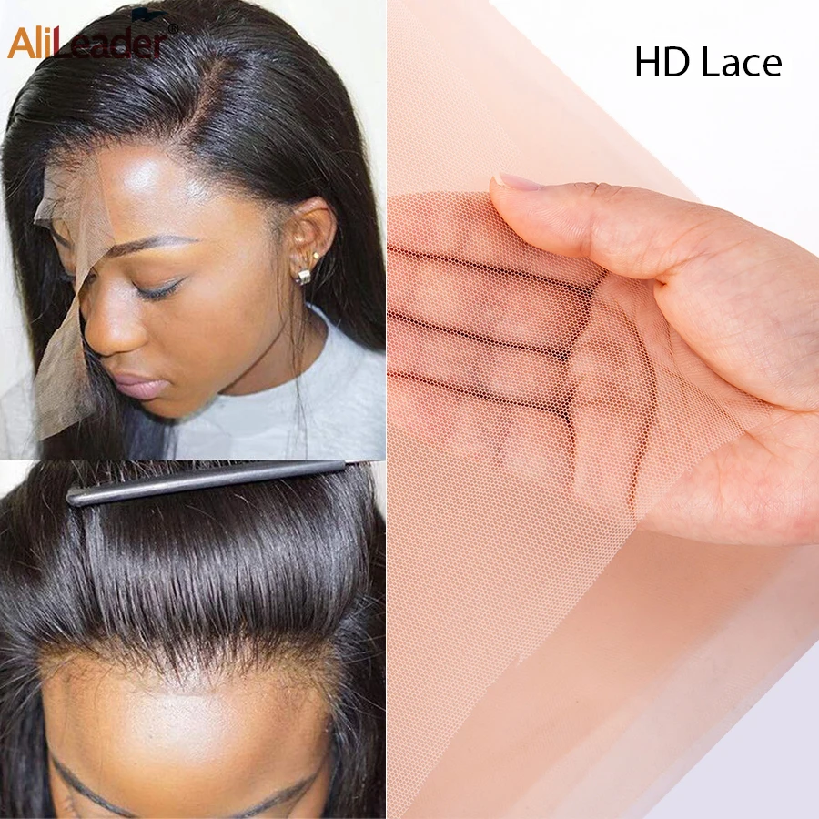 Alileader Professional Hd Lace For Wig Making Kit Invisible Transparent-Hd-Lace Net For Frontal Wig/Toupee Closure Net 46Cm*51Cm