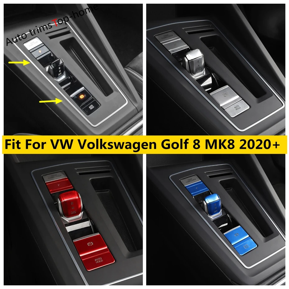 

Transmission Stalls Gear Shift Box Multi-function Button Cover Trim For VW Volkswagen Golf 8 MK8 2020 - 2024 Auto Accessories