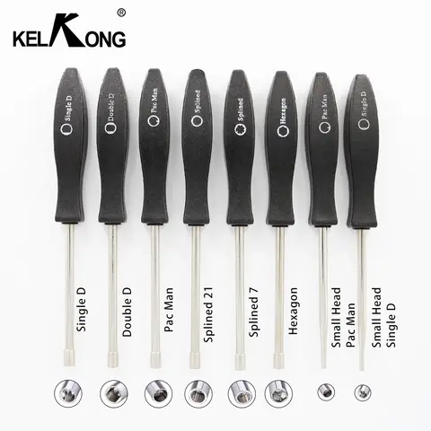 Kelkong Professional Carburetor Adjustment Tool Screwdriver PacMan Splined 21 Double D Hexagon for Most 2cycle Carburetor