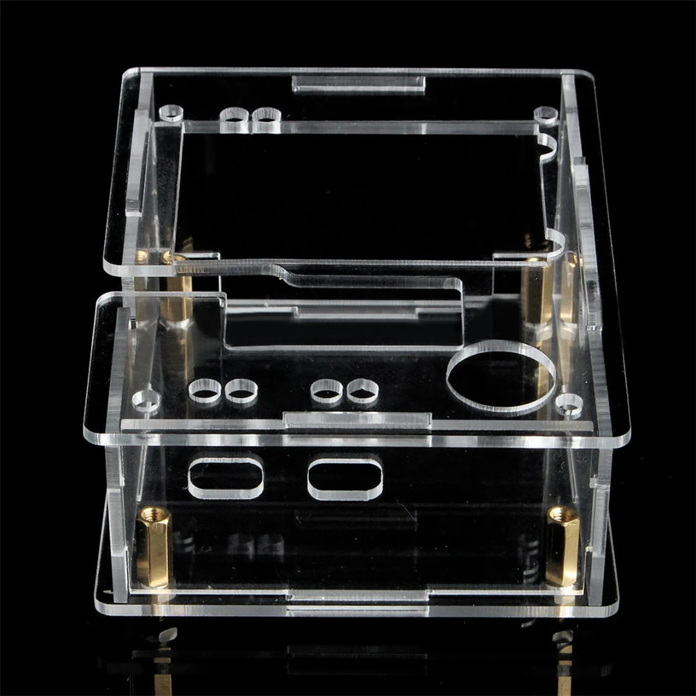 Clear Acrylic Case Shell Housing For GM328 Mega328 M328 Transistor Tester Capacitance ESR Meter Diy Kit (Only Case)