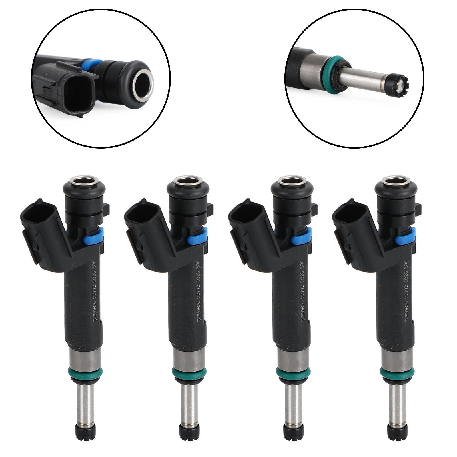 Artudatech 4PCS Fuel Injectors 16600-1KT0A Fit For Nissan Versa 1.6L L4 2012-2015 HR16DE Car Accessories