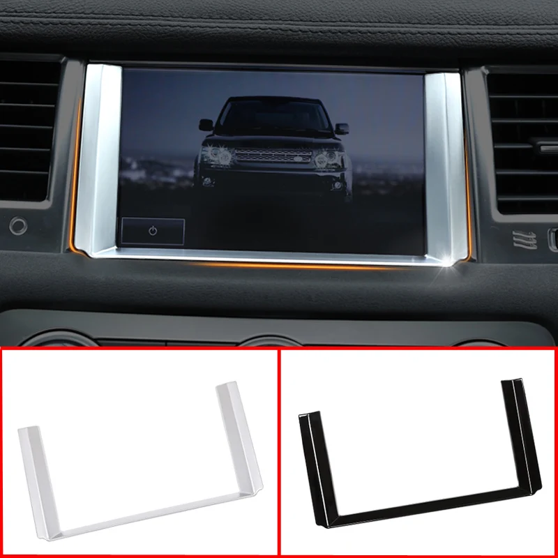 Car Navigation Box GPS Display Screen Decoration Frame Cover Trim for Land Rover Range Rover Sport L320 Accessories 2010-2013