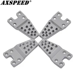 AXSPEED 4PCS Aluminum Shock Absorber Tower Lift Lower Adjust Stand for 1/10 RC Crawler Car Axial SCX10 Upgrade Parts