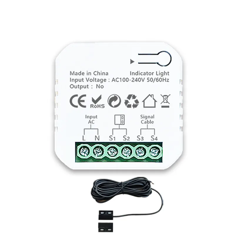 Tuya Smart Life WiFi Brama Swingowa Brama przesuwna Zmotoryzowany kontroler otwierania Suchy kontakt 240V Aplikacja Zdalne sterowanie i alert Inteligentne bezpieczeństwo w domu Sterowanie głosowe z Google Home Alexa — zdjęcie produktu 7