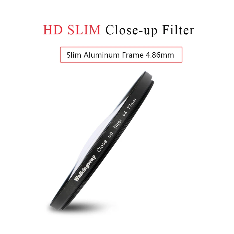 Walking Way Macro Close Up Lens Filter Camera Filter Optical Glass 52mm 37mm 67 72 77 82 55 58 40.5 49mm Filtor for DSLR SLR