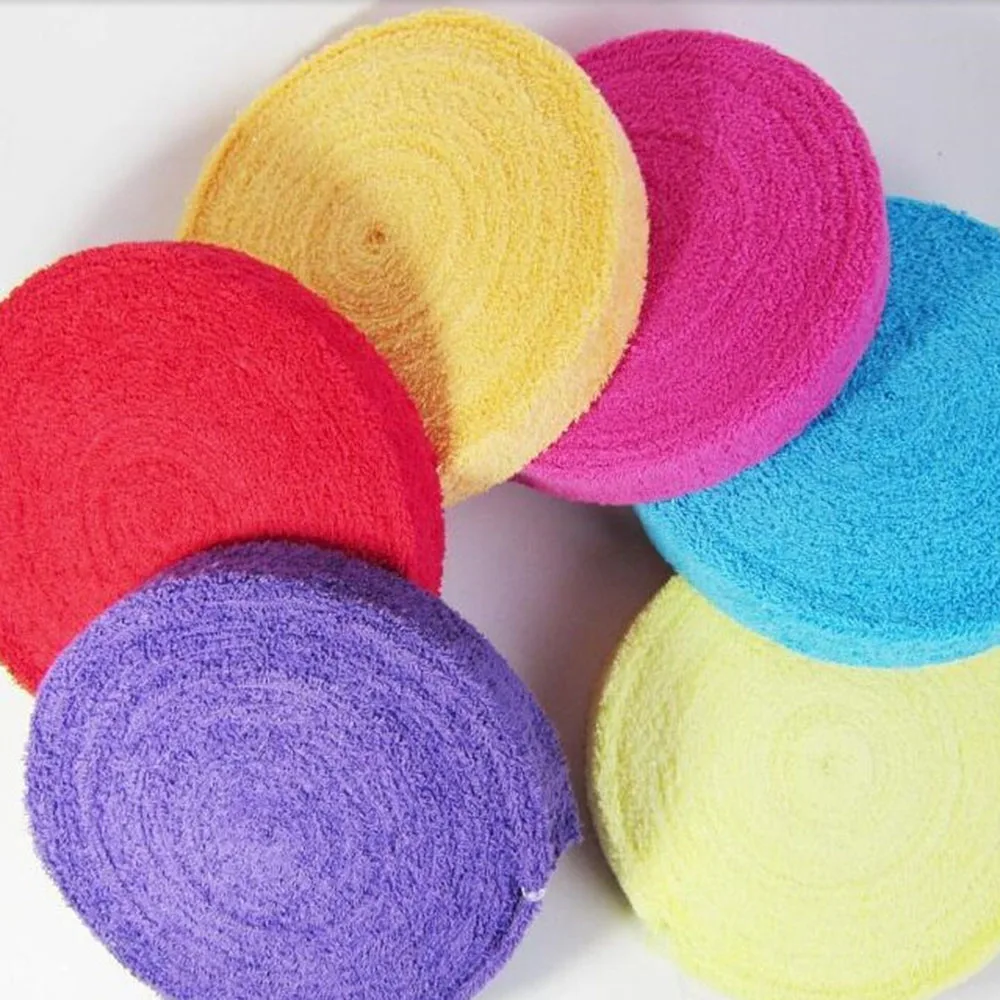 100% cotton towel Grips/badminton racket/squash(10m/reel)