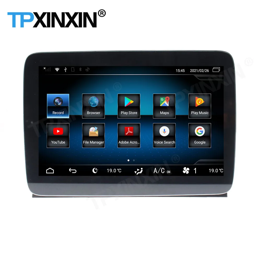 8+256GB 1 DIN Car Radio Receiver Android 12 Auto For Mercedes Benz ML 2012 2013 2014 2015 2016 GPS Navi Video Player Head Unit