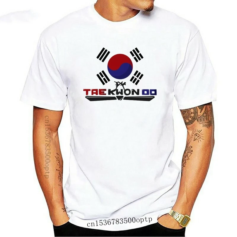 New Taekwondo Mens T-Shirt Belt Suit Sparring Kick Pads Shoes Gift Bag Kit Uniform 2021 Fashion Men Tops Tees Free Shipping T-Sh