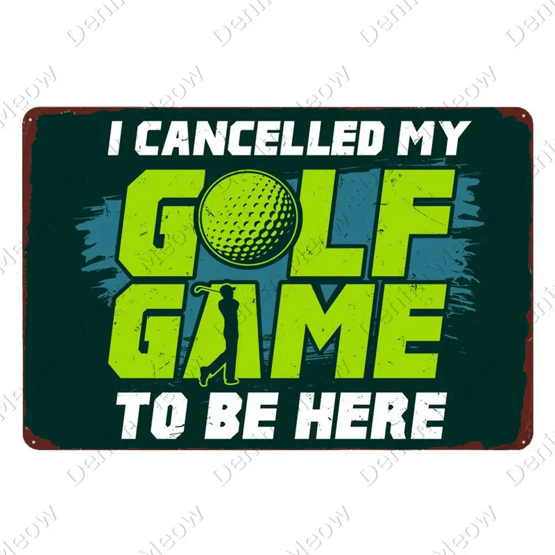 Golf Cart Parking Poster Dad\'s Golf Vintage Metal Plate Bar Club Home Decor Sex Is Like Playing Golf Wall Plaque Life Tin Signs