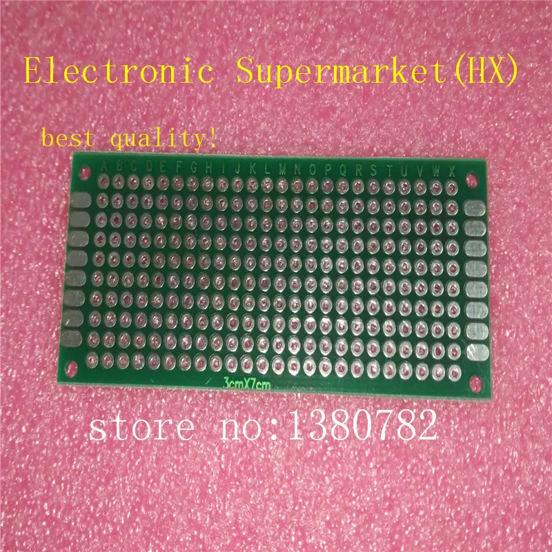 

Free shipping 20pcs/lots DIY 3x7cm 3*7 Double Side Prototype PCB Diy Universal Printed Circuit Board In stock!