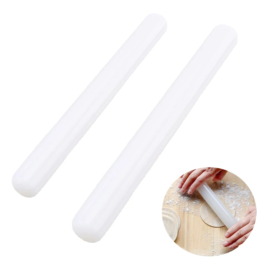 

50cm 30cm 23cm Plastic Dough Roller Handmade Cupcake Sugar Rolling Pin Holiday Pastry Fondant Stick for Kitchen Pastry Accessori