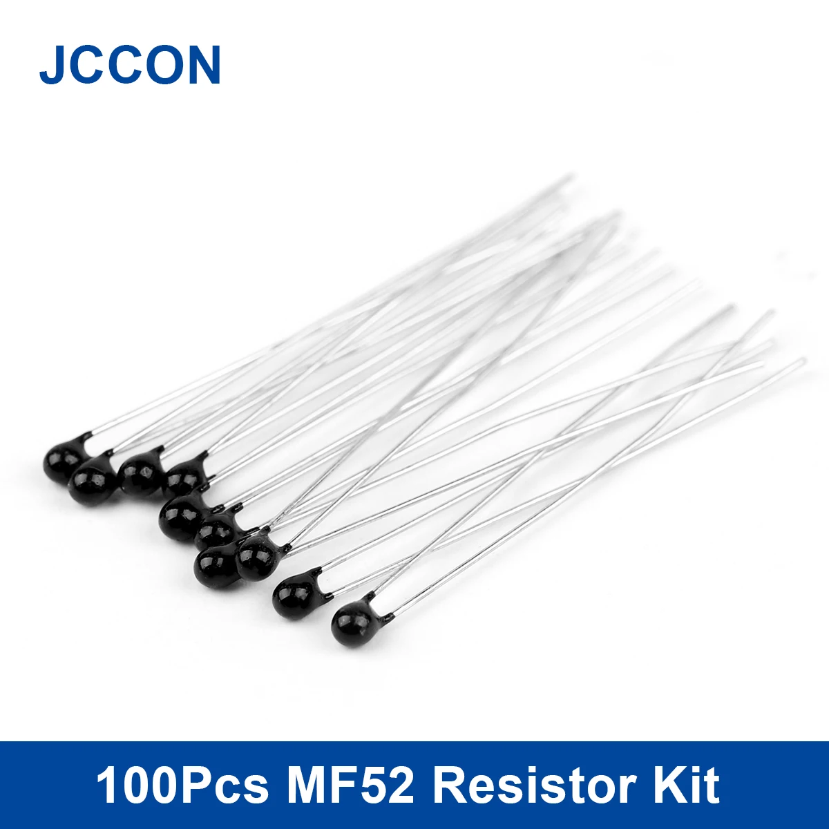 100Pcs/lot MF52 NTC Thermistor Thermal Resistor Kit NTC-MF52AT 1K 2K 3K 4.7K 5K 10K 20K 47K 50K 100K 5% 3950B 1/2/3/4.7/K Ohm R