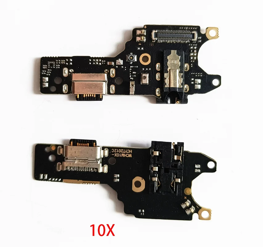 10Pcs For Redmi Note 7 8 9 10 Pro 9S 10S 10X 5G K20 K30 USB Charging Dock Plug Socket Port Connector Charge Board Flex Cable