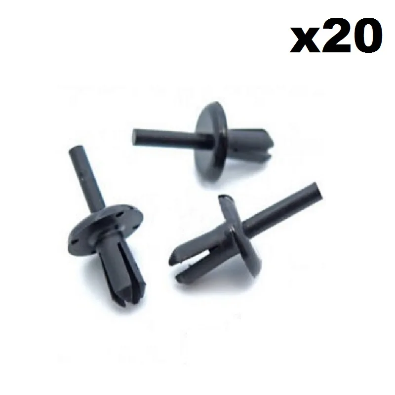 20x For Land Rover Defender 90/110 Wheelhouse Cover Clip Plastic Rivets for 3 orders