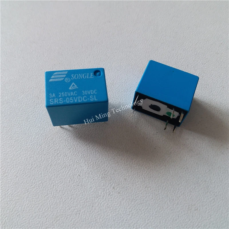 20pcs Relay SRS-05VDC-SL SRS-12VDC-SL SRS-24VDC-SL SRS-05VDC-SH 250V 3A relay 6 pin relay 5V/12V/24VDC relay