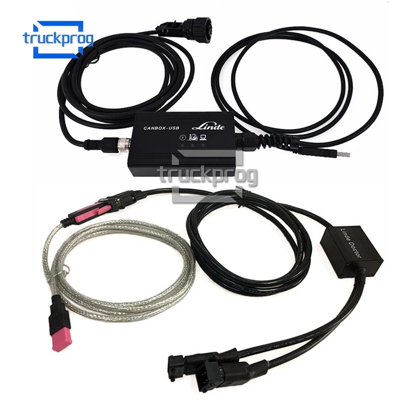 TruckProg for Linde Canbox Forklift Truck Doctor USB Diagnostic Cable with Pathfinder Fork lift Diagnostic Tool