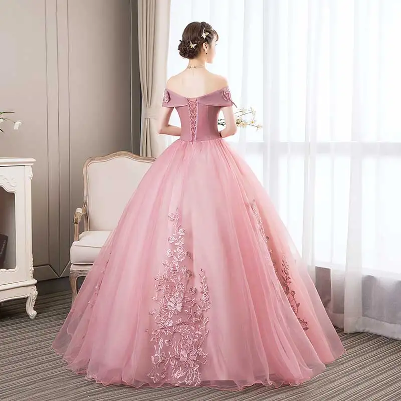 Vestidos De quinceañera sin hombros, vestido De baile De talla grande, vestido De graduación, Color caramelo, 2023