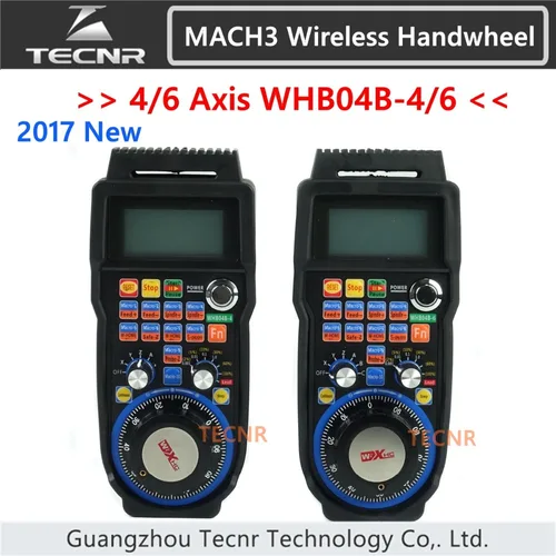 Xhc cnc ワイヤレス Mach3 mpg ペンダントハンドホイールフライス盤用 4 6 軸 mpg WHB04B-4 WHB04B-6