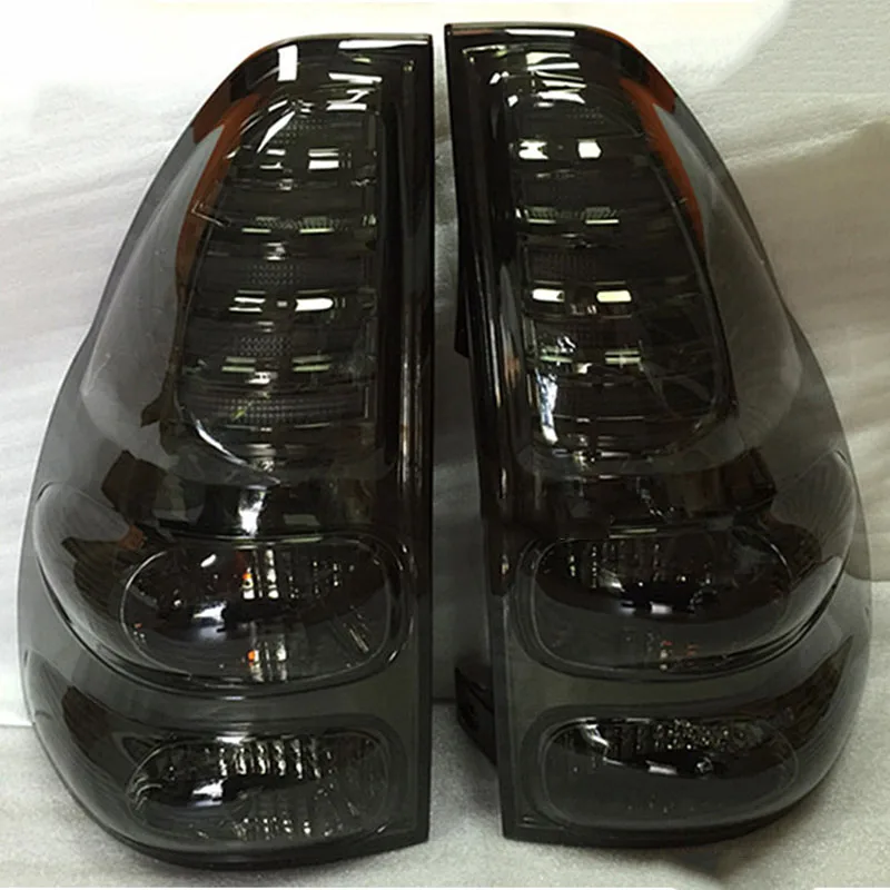 

Для Toyota Land Cruiser FJ120 LC120 2700 4000 Prado 2003-2009 2 шт. дымчатый черный светодиодный задний фонарь в сборе