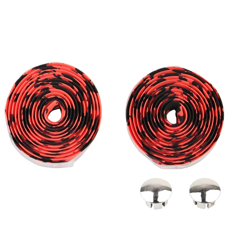 1 Pair 16 color Bicycle Handlebar Tape Sponge Colour for Anti-skid and Shock Absorption Bicycle Road Handlebars Cover Bike tools