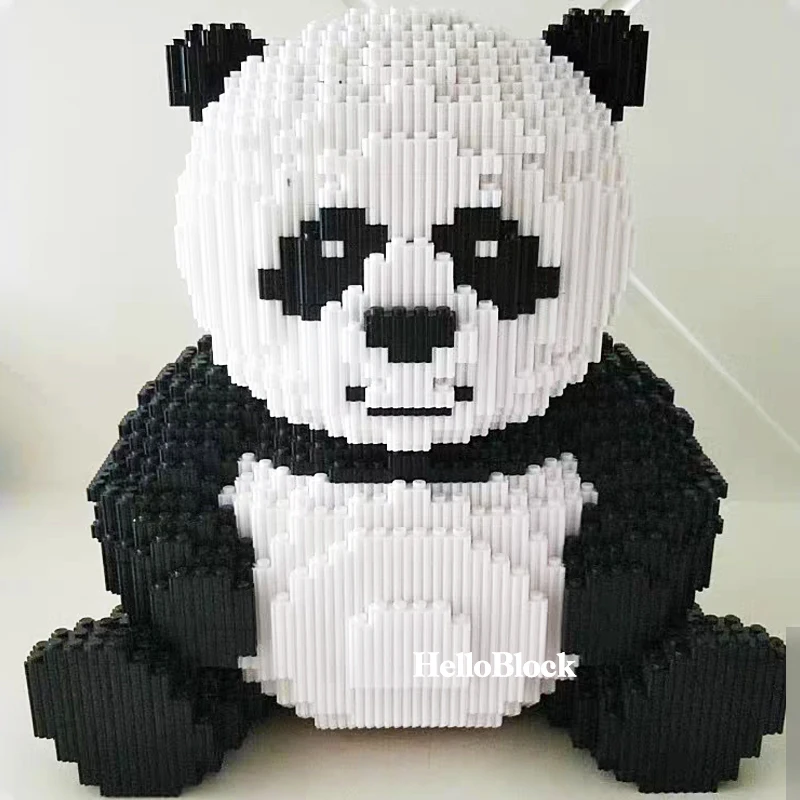 

7822pcs Creative DIY Assemable Animal cute Panda Building Blocks Educational boy Toys for Children 3D Model Mini diamond Bricks