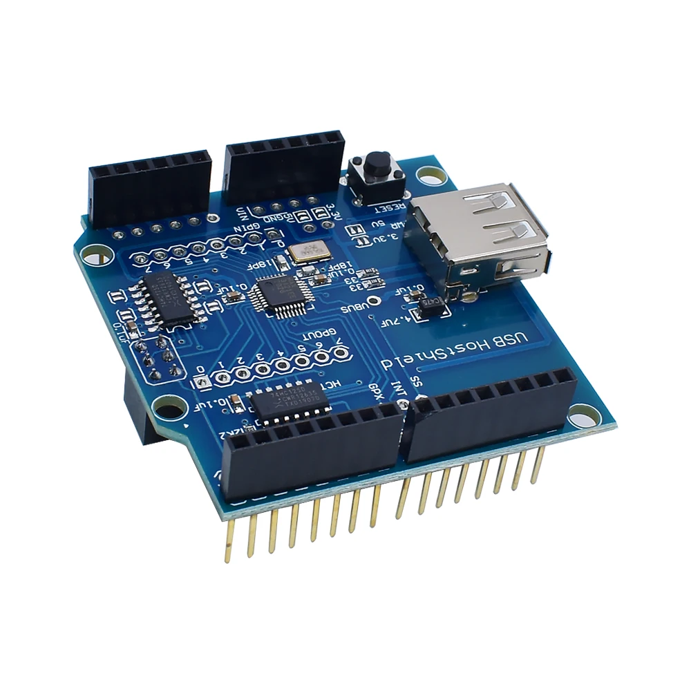 WAVGAT USB Host Shield 2.0 compatible with arduino for Android ADK support For UNO MEGA image 4