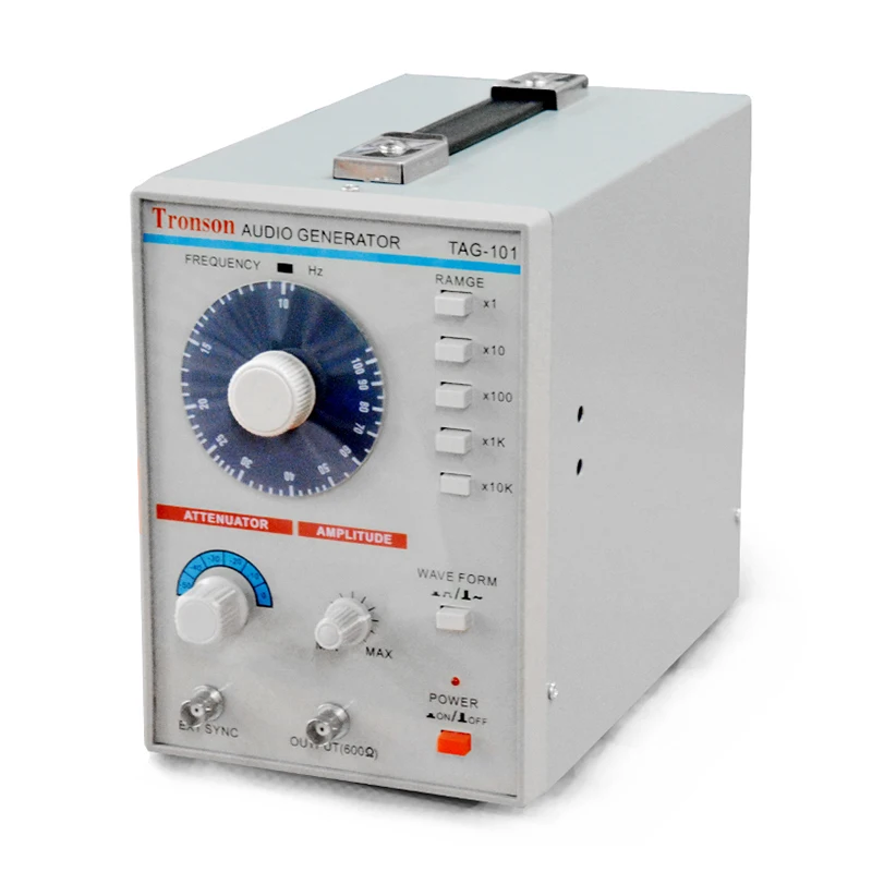 AC 100-240V TAG-101 Low Frequency Audio Signal Generator Signal Source 10Hz-1MHz