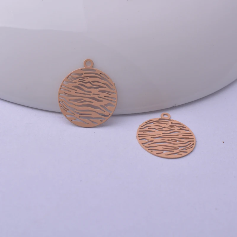 100 Stück AC4084 13*15mm Kleine Dekorative Muster-Anhänger für DIY-Ohrringe und Schmuckzubehör – Detail 10