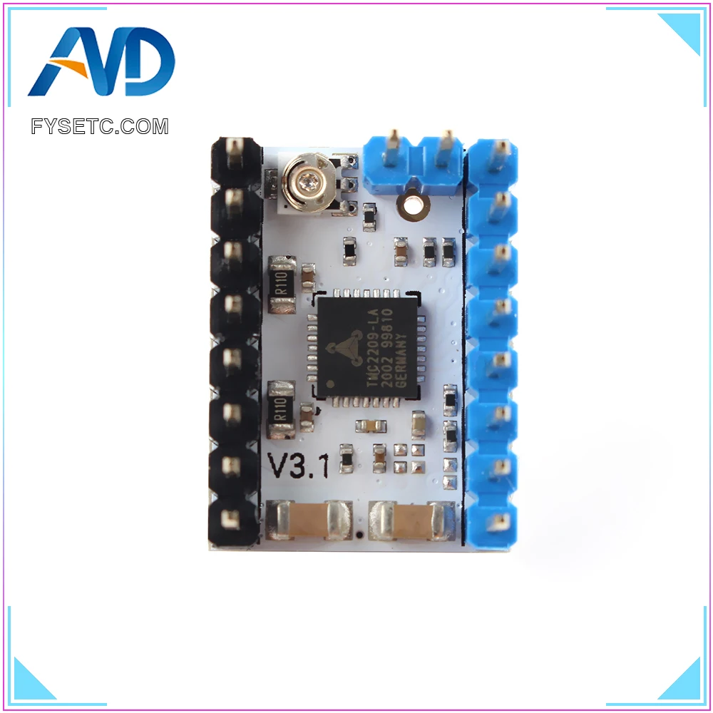 

5PCS TMC2209 v3.1 3d Printer Parts Stepping Motor Driver Stepsticks Mute Driver 256 Microsteps Current 2.8A Peak VS TMC2208