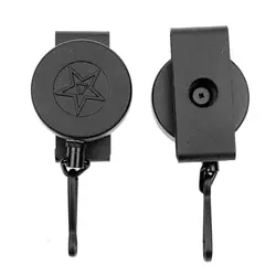 New Hunting Accessories Telescopic Steel Wire Rope Key Anti Lost Tool With Carabiner Secure Belt Buckle Maximum Tensile 60cm