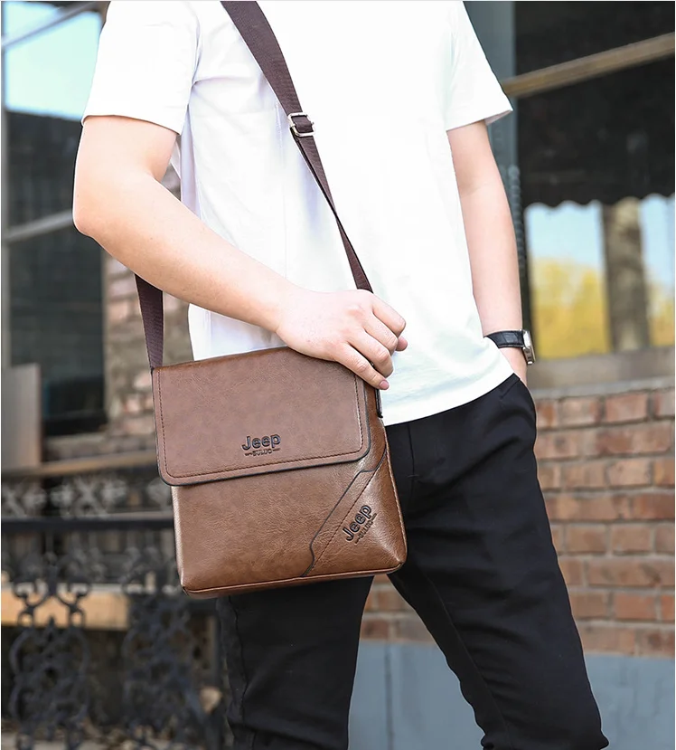 Men's Leather Messenger Bag Tote Bags Set Cross Body Shoulder Business Bags