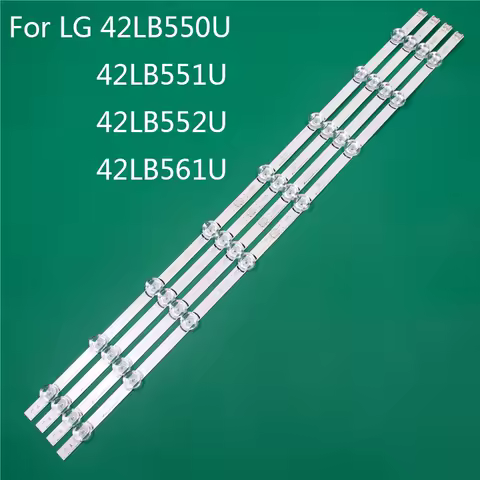 LED TV Illumination Part Replacement For LG 42LB561U 42LB550U 42LB551U 42LB552U LED Bar Backlight Strip Line Ruler DRT3.0 42 A B