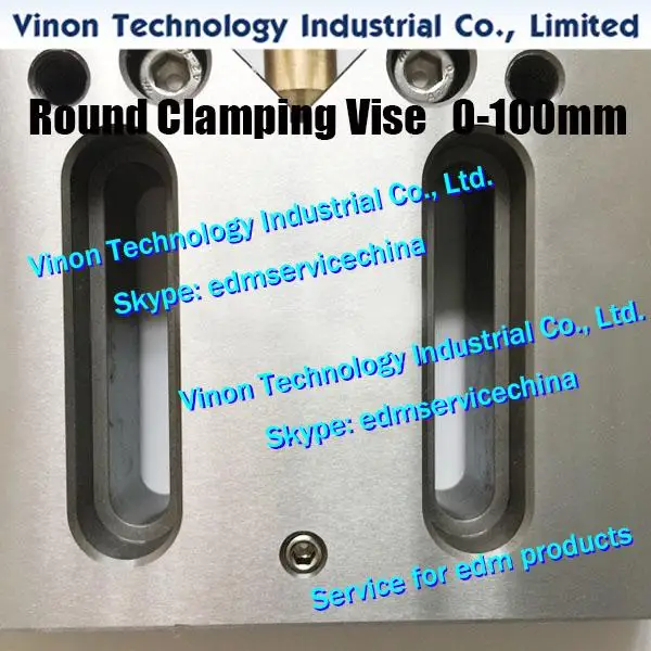 Round Clamping Vise 0-100mm for WEDM Machining, Stainless Steel Precision Vice for clamping round workpieces 0-100mm