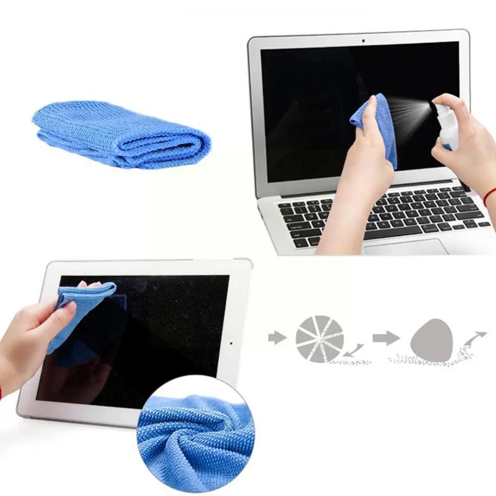 Laptop Monitor Cleaning Kit Lcd Mobile Phone Screen Cleaner Cleaning Three-piece Brush Set Liquid Keyboard Cleaning Cloth V6H5