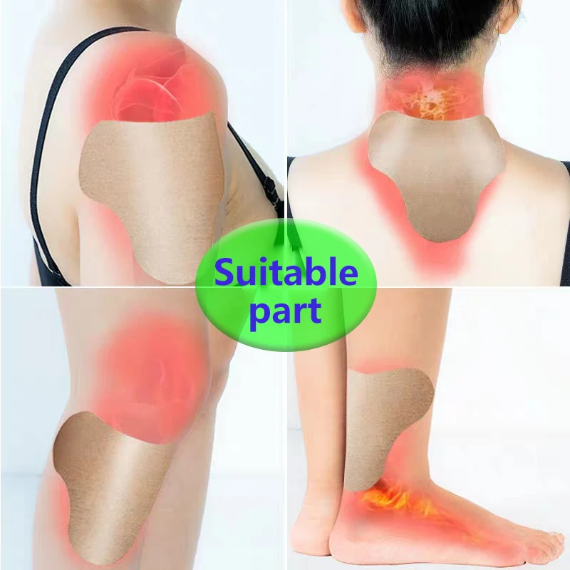 12Pcs Neck Patch Joint Cervical Spondylosis Body Pain Relief Sticker Rheumatoid Arthritis Wormwood Medical Plaster A181