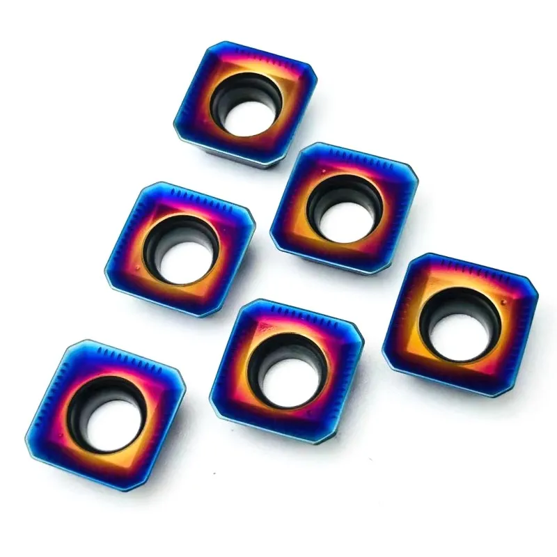 100% Original SEKT1204 colorful high-quality milling insert carbide milling cutter turning tool insert sekt 1204 cutting tools