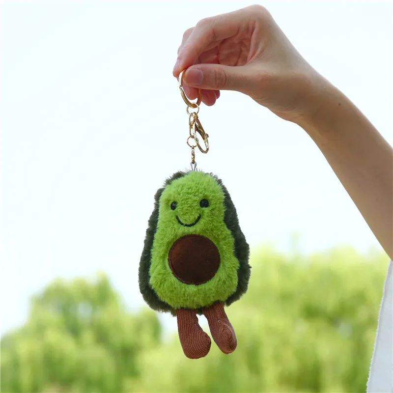 13CM Cute Avocado Plush Toys Doll Pendant Small Fruit Stuffed Toy Christmas Gift Girls Holiday Gift