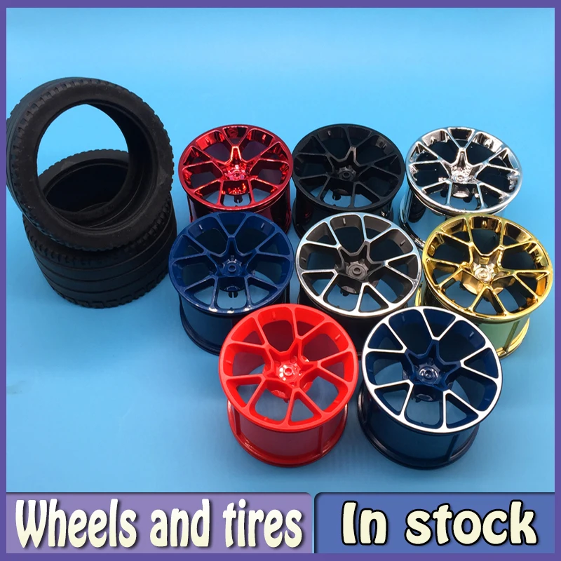 

Boy Toy Parts Building Blocks Bricks Accessories Red Black Golden Plating Wheel Hub Compatible MOC Car 42056 42083 20086 Bugatti