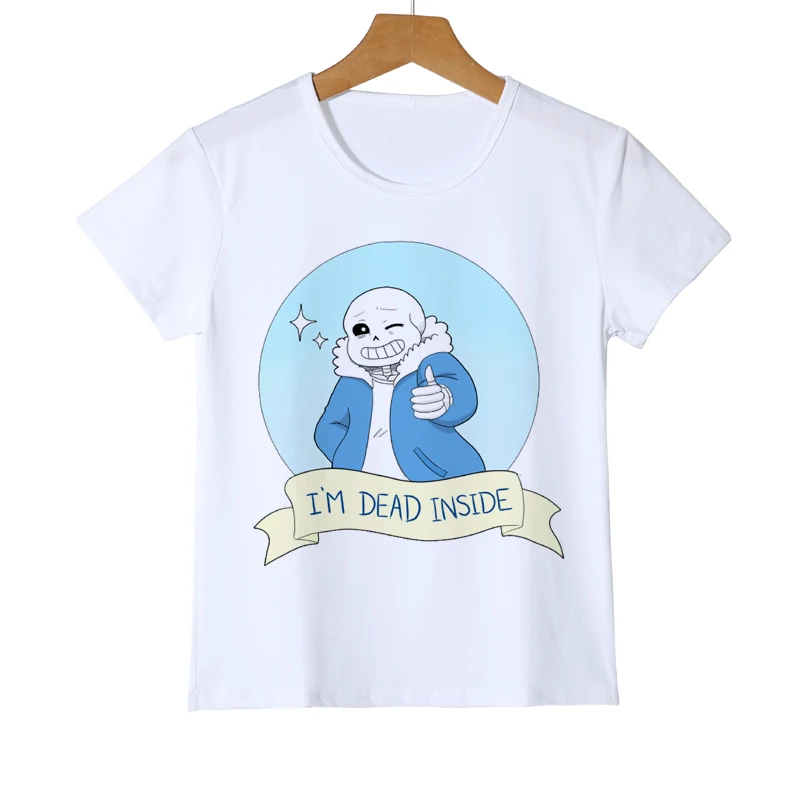 Kid\'s New Coming Personality T shirt Undertale Aftertale Sans T Shirt Cool Boy Girl Baby T-Shirt Teen Summer Top Tee Shirt