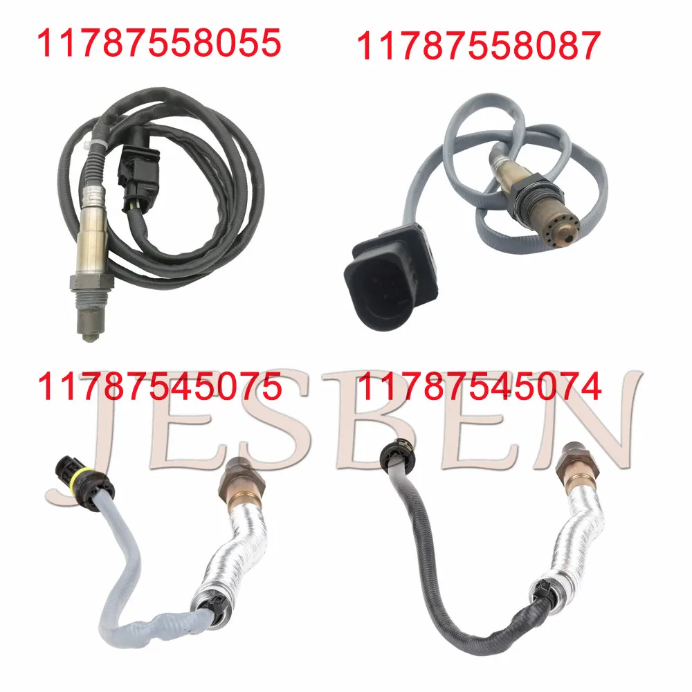 4X Up&low 11787558055 11787558087 11787545074 11787545075 Lambda Probe O2 Oxygen Sensor For BMW E82 E88 E89 E90 E92 Z4 135i 335i