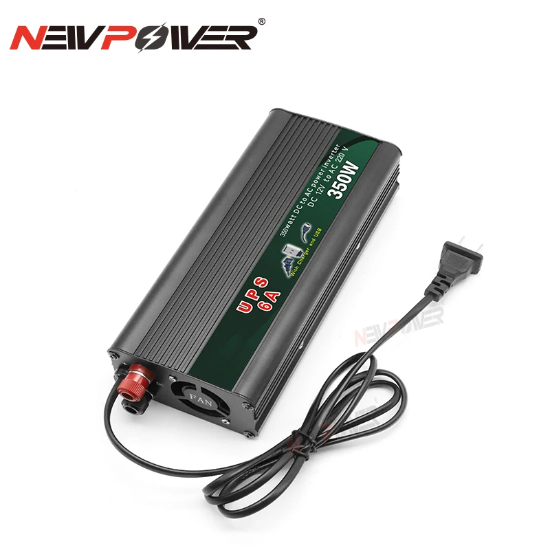 350W Off Grid Inverter with Charger, 350W 12VDC TO AC220V Modified Sine Wave Power Inverter with charge function