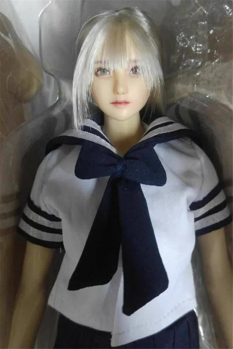 1/6 Doll Clothes Sexy student costume set Japanese sailor suit for Tbleague phicen jiaou doll UD Kumik  Baby Doll Accessories