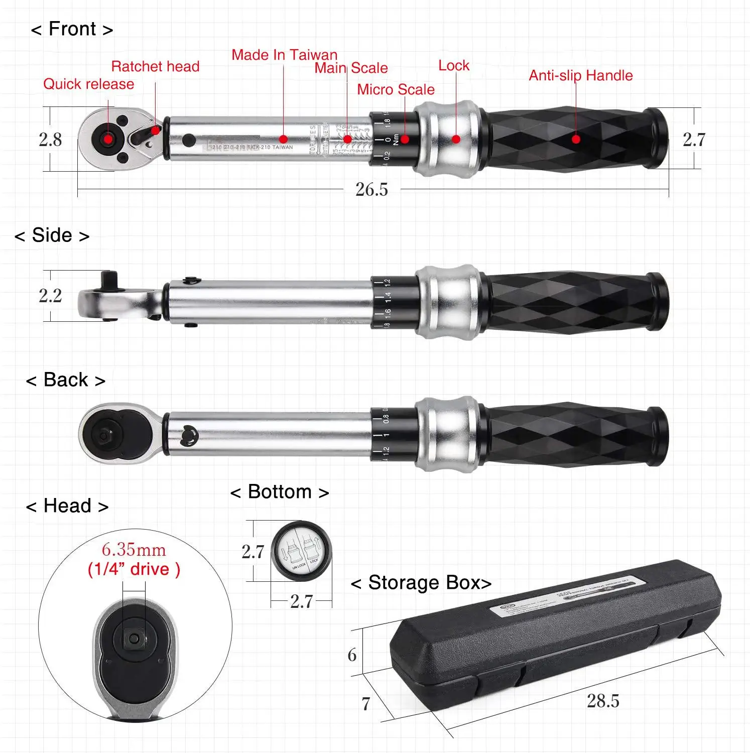 Bike Hand Bicycle Tools 1-25 NM Bike Ratchet Torque Wrench Kit Multifunction Bicycle Repair Tools Hexagon Key Set Cycling Tools