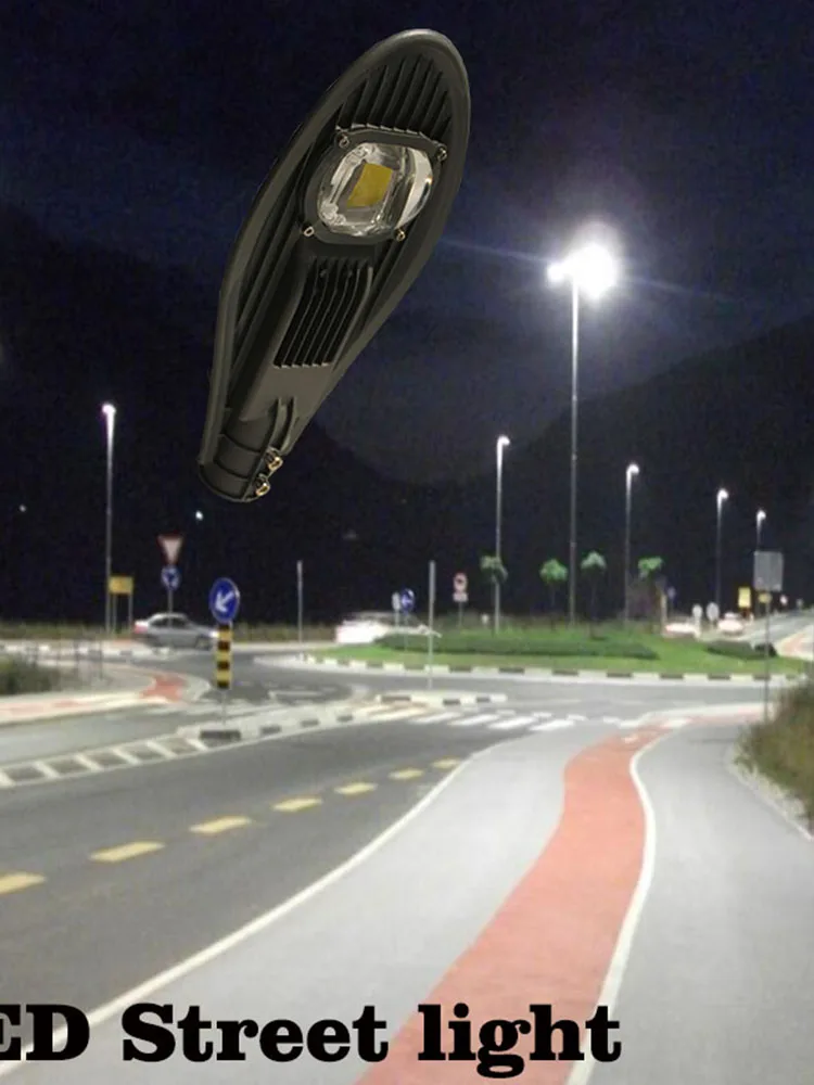 

30W 50W LED Street Light 5pcs/LOT Waterproof Led Outdoor Lighting Led Streetlight Lamp IP65 Warm/Cold White AC85-265V Road Lamp