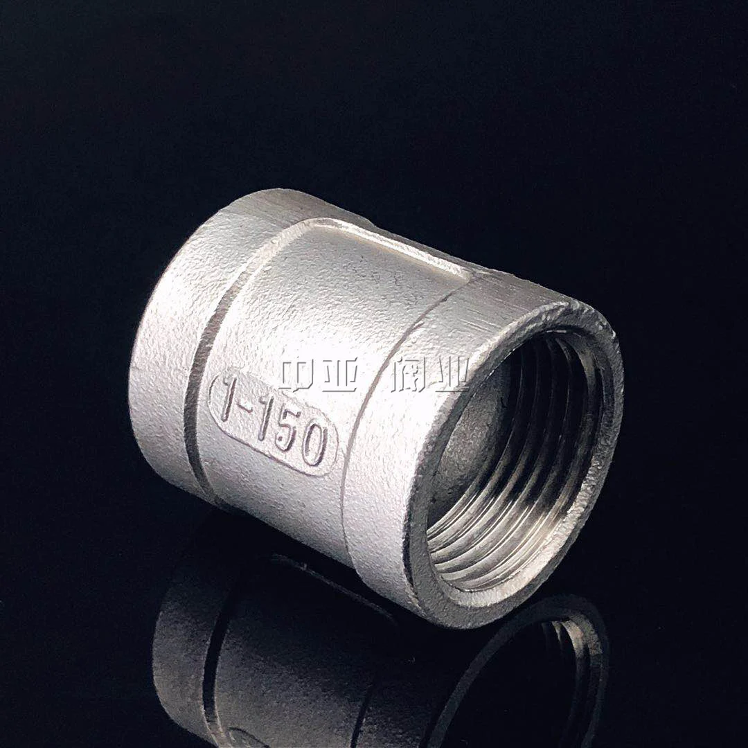 Water Connection 1/8" 1/4" 3/8" 1/2" 3/4" 1-1/4" 1-1/2" Female Threaded Coupling F/F Stainless Steel SS304 Couple Pipe Fittings image 5