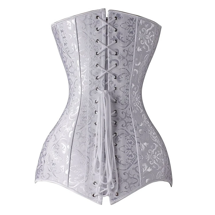 Women Sexy Corsets Bustiers Top Gothic Overbust Corset Bustier Long Torso Steel Bones Slimming Body Shapewear Plus Size XS-6XL